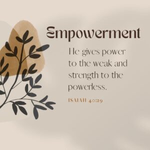 Empowering and Guiding